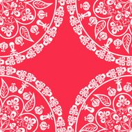 beautiful floral pattern N17