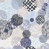 Hand drawn lines textures seamless pattern vector hand N3