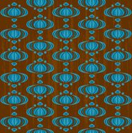 Blue and Brown Pattern N2