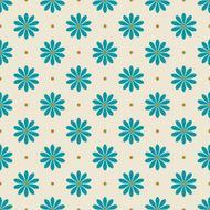 blue colored floral pattern