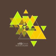 Abstract background with triangles N18