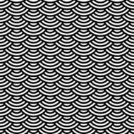 Abstract geometric seamless pattern Scaly ornament
