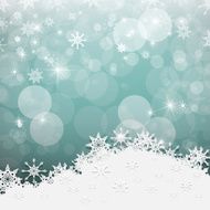 Winter background with paper snowflakes N2