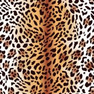 Amur leopard fur seamless vector print N2