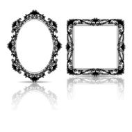 silhouette carved vintage frame for picture or photo N2