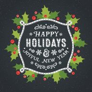 Holiday Decorations Card N2