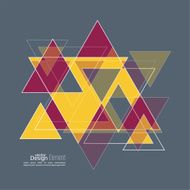 Abstract background with triangles N19