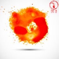 Watercolor splatters Vector N5