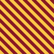 Seamless red glitter stripes on yellow textured paper