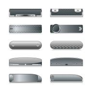 Metallic Website Buttons