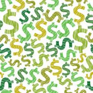 Dollar seamless background economy and money theme