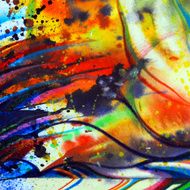 Abstract Watercolor Texture N11