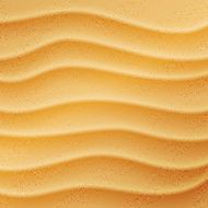 Realistic beach sand background vector