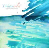 Abstract watercolor painted background N25