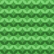 Seamless 60&#039;s inspired geometric circle and star glitter pattern