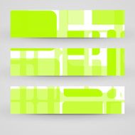Vector banner set for your design N66