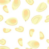Almond Seamless Pattern