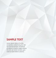 Abstract white geometric background