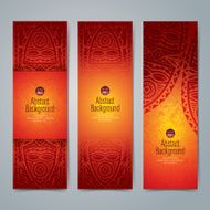 Collection banner design African art background N3