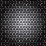 Realistic hexagonal grid background N4