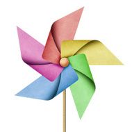 windmill recycled papercraft