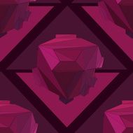 Geometric 3D seamless background