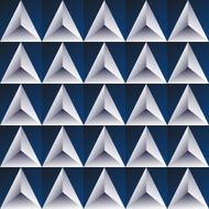 blue regular triangular background