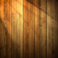 Light on wooden Background