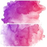 Set of Colorful water color painting background N7