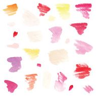 Watercolor background set