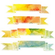 watercolor ribbons N7