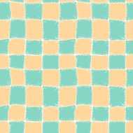 Colorful painted watercolor patchwork quilt N2