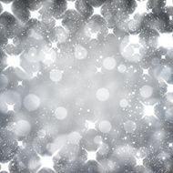 Silver christmas starry background