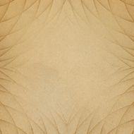 Geometric design on brown worn paper