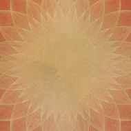 Geometric design on brown worn paper N2