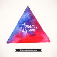 blue and pink triangle background