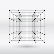 line structure cube
