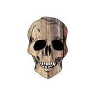 Wooden Skull