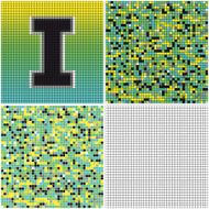 Letter I (mixed mosaic)