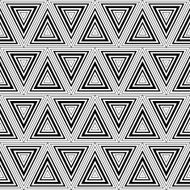Seamless geometric black and white stripes background N2