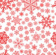 Christmas seamless pattern of snowflakes N2