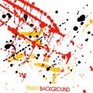 Bright Paint Stains Abstract Vector Background N3