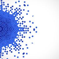 abstract blue check technology pattern background N6
