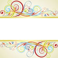 Background floral frame design N2