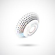 abstract color dots icon for design N11