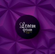 Purple background Vector geometric