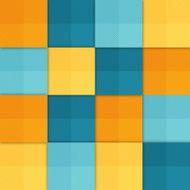 Summer Abstract Squares Background