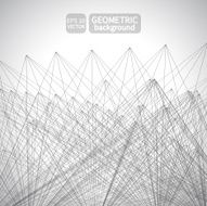 Geometric background Abstract Vector Technical shape drawing N10