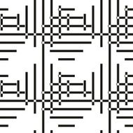 Paper with black and white geometric pattern N6