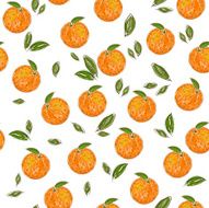 Orange Fruit Pattern N2